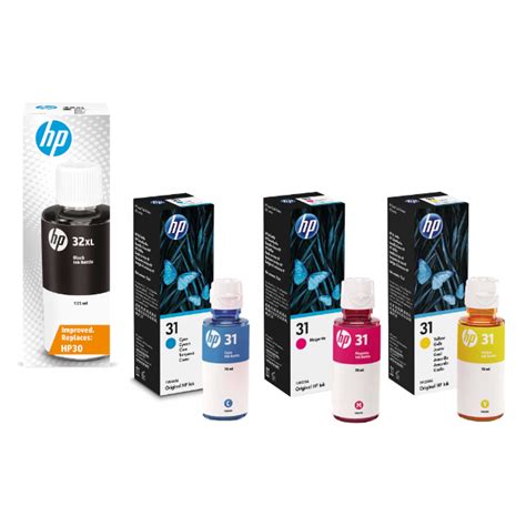 hp smart tank ink bottles.